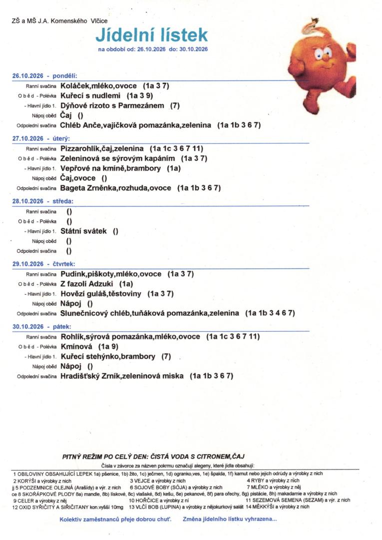 Jídelníček 12.-16.10.2026