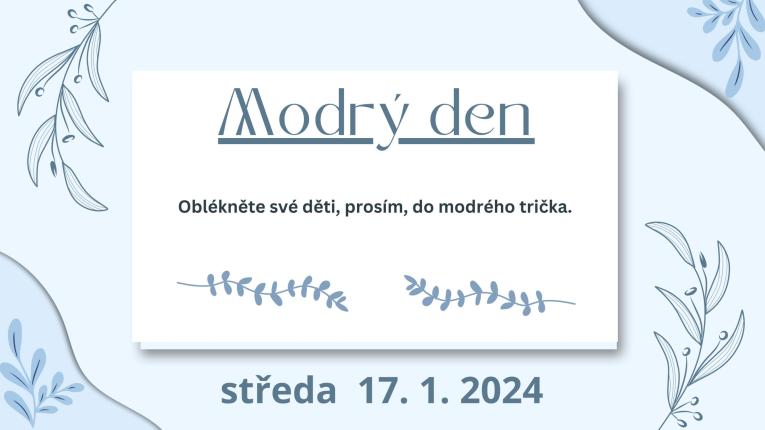 Modrý den