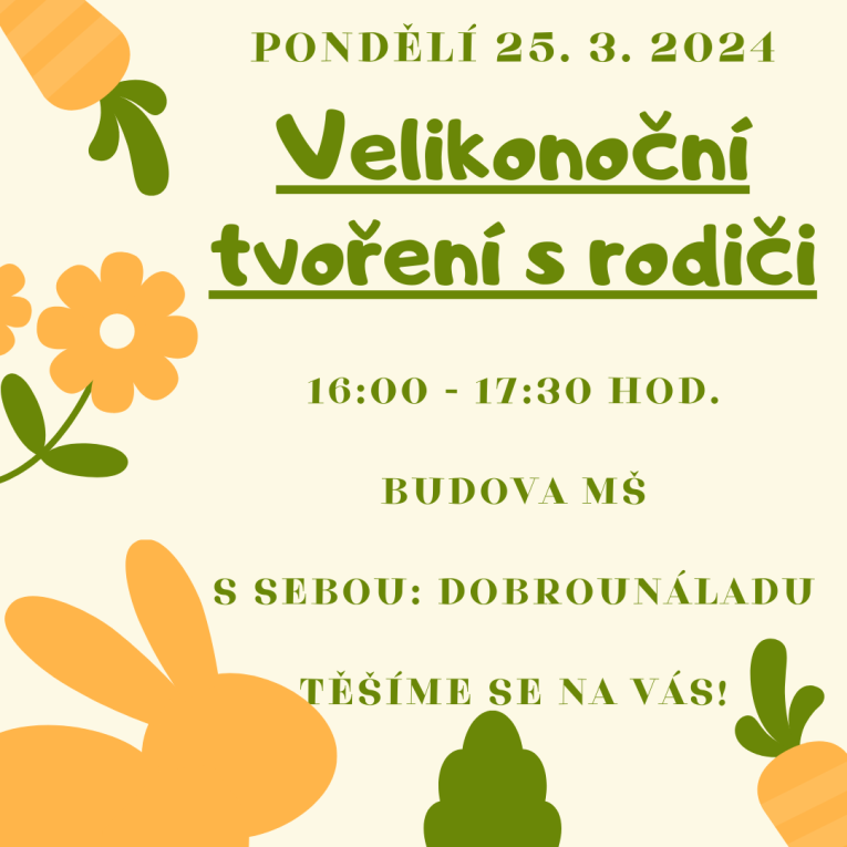 Velikonoční tvoření s rodiči