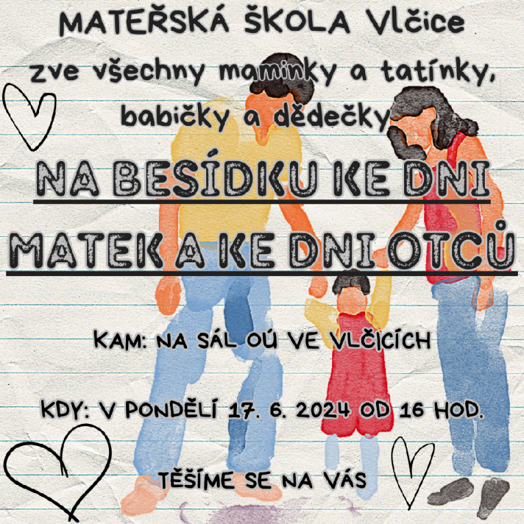 Besídka ke Dni matek a ke Dni otců